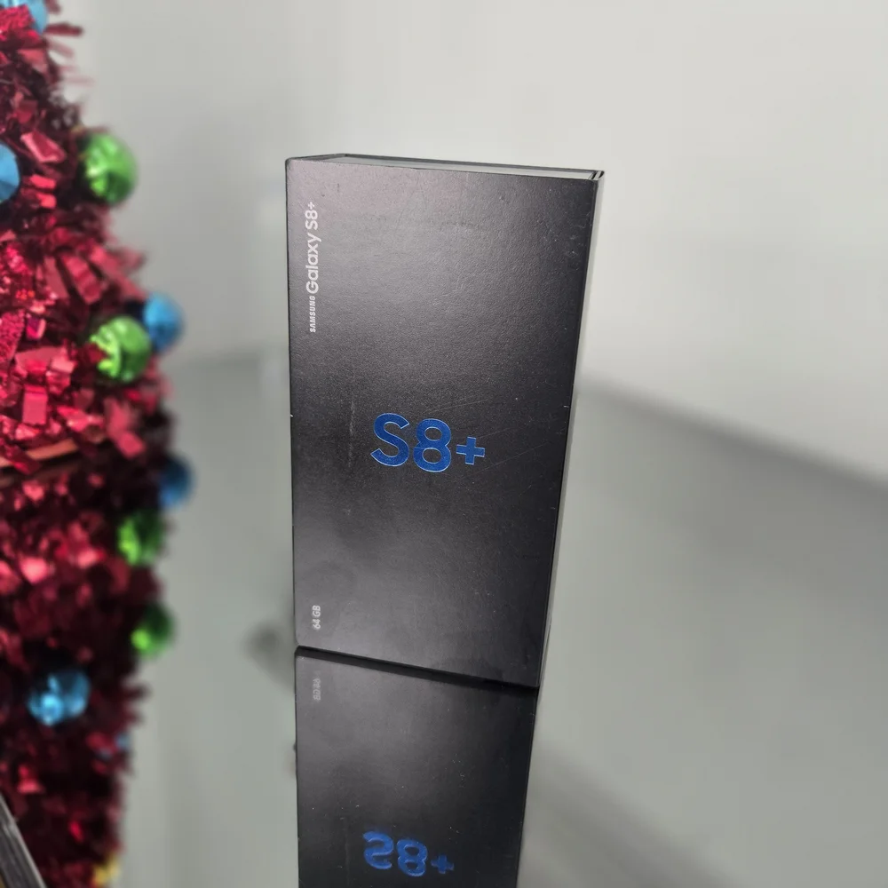 Samsung Note8 Packaging in Black and Blue EMPTY BOX ONLY NO PHONE
